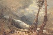 Mer de Glace,in the Valley of Chamouni,Switzerland J.M.W. Turner